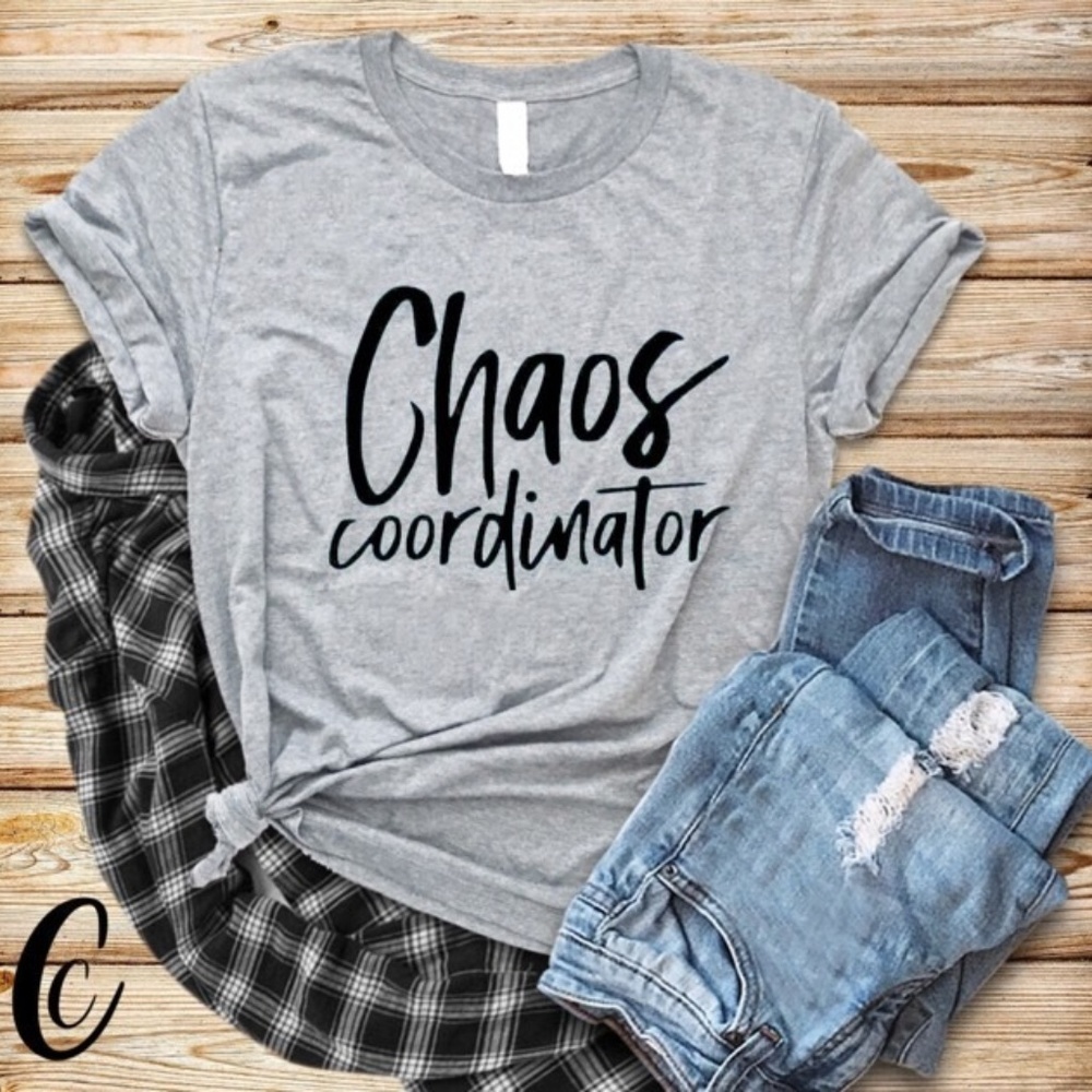 Chaos Coordinator graphic tee NEW